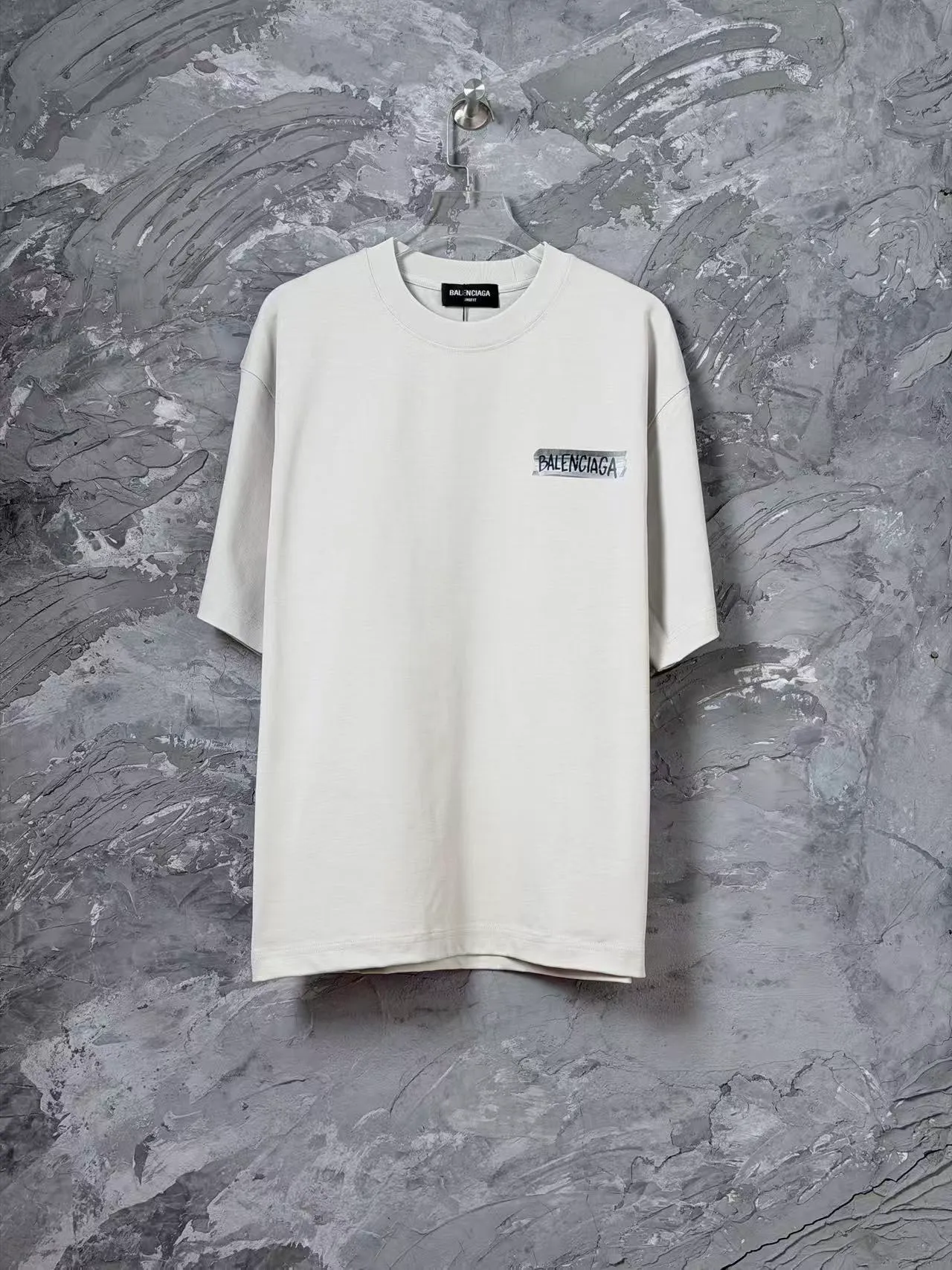 P105- 380g BALENCI*GA 26ss New Arrival. . .Oversize . Same Style. . -Color：Black White Red Gray Royal Blue -SIZE：S M L XL 7019#